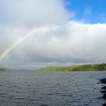 Rainbow Arching Over Quetico Lake